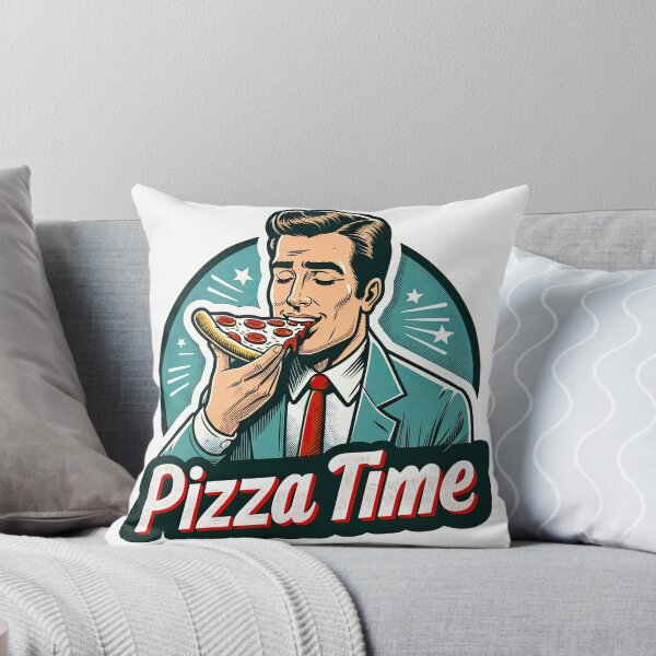 Item preview, man eating pizza designed and sold by rizaldz.