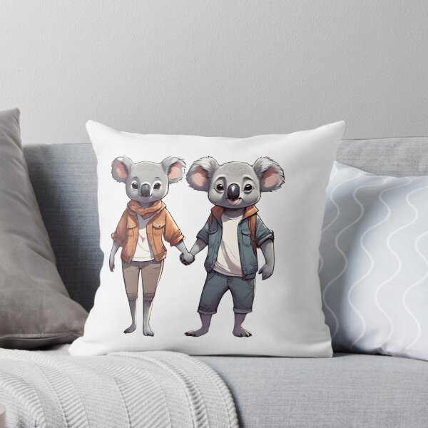 Item preview, The Koala Couple Sharing Warmth T-shirt designed and sold by UandS-Design.
