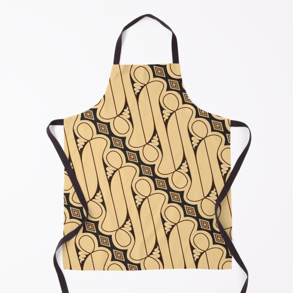 Item preview, Javanese Batik Parang Rusak Pattern Beige designed and sold by Jeallan Designs.