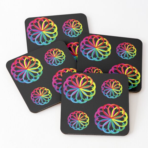 Item preview, Rainbow Hearts Pattern designed and sold by galaxydaydreams.
