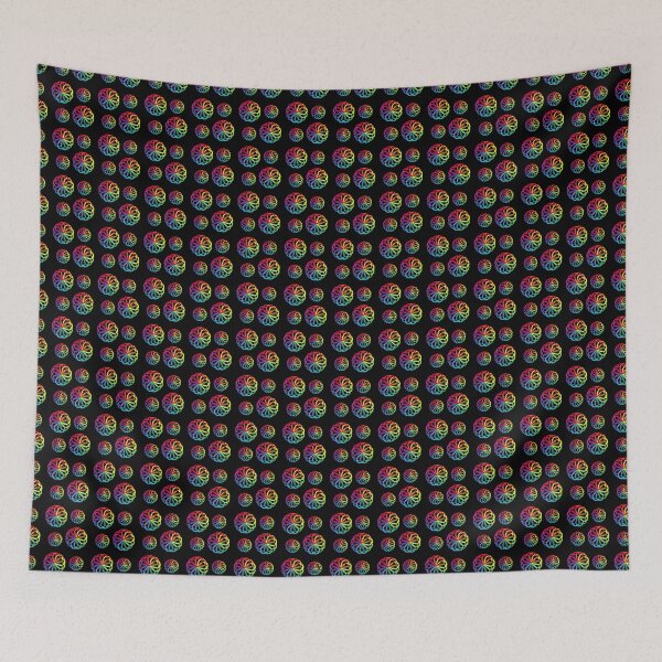 Item preview, Rainbow Hearts Pattern designed and sold by galaxydaydreams.