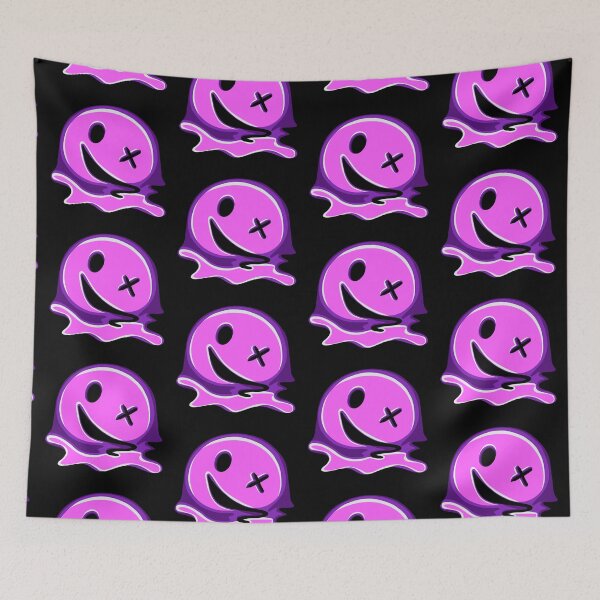 Item preview, Drippy trippy melting smiley designed and sold by ZillyDesign99.