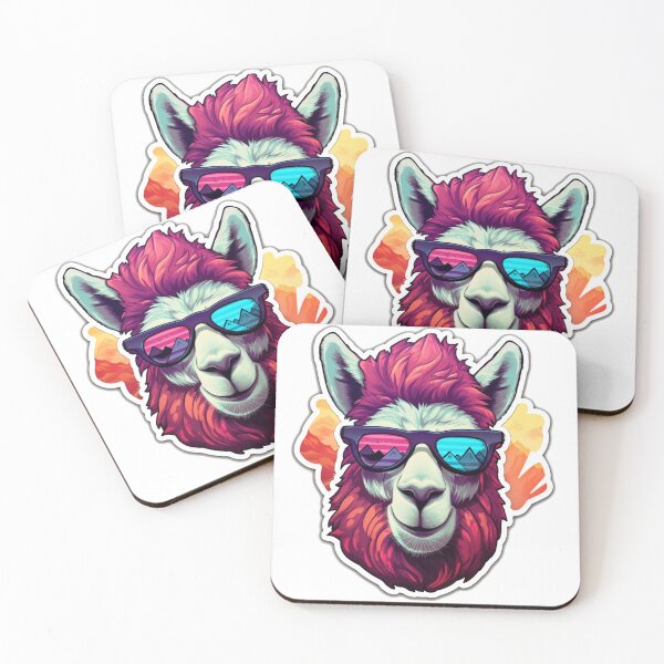 Item preview, Antidepression cool llama sticker style designed and sold by SmileshareShop.