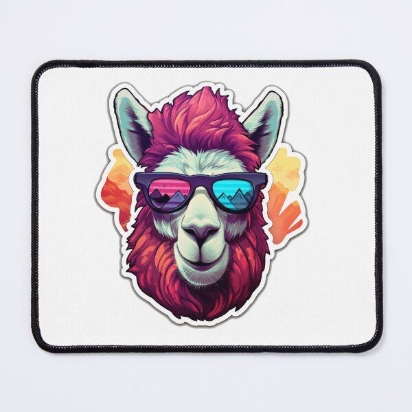 Item preview, Antidepression cool llama sticker style designed and sold by SmileshareShop.