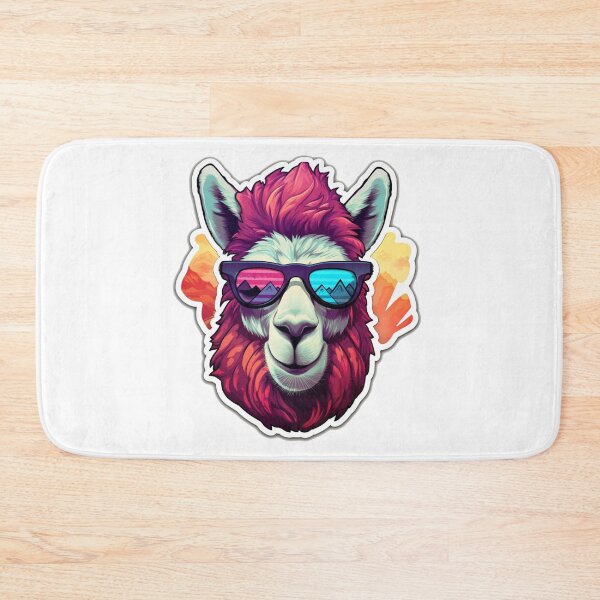 Item preview, Antidepression cool llama sticker style designed and sold by SmileshareShop.