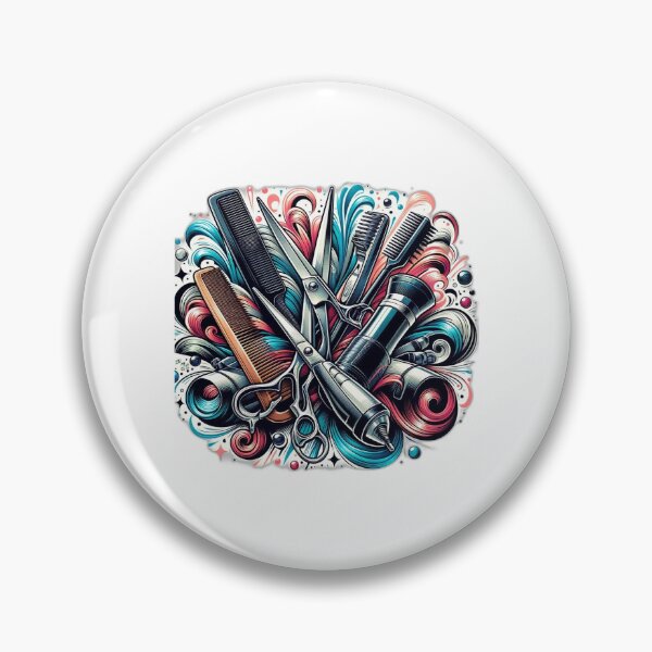 Item preview, Barber's Symphony - Dynamic Hair Styling Tool Ensemble designed and sold by BlueGoldArt.
