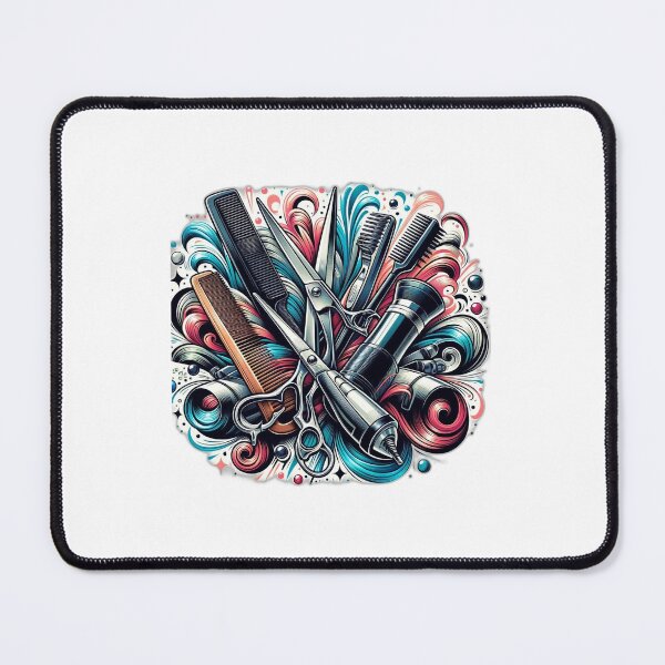 Item preview, Barber's Symphony - Dynamic Hair Styling Tool Ensemble designed and sold by BlueGoldArt.