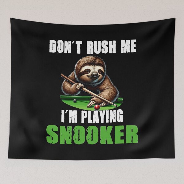 Item preview, Funny Sloth Snooker I Don't Rush Me I'm Playing  designed and sold by yoddel.