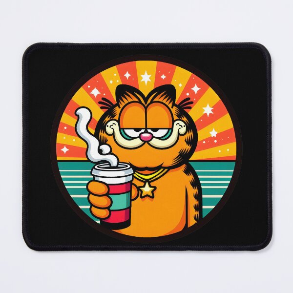 Item preview, Garfield and coffee designed and sold by ManikRaja.