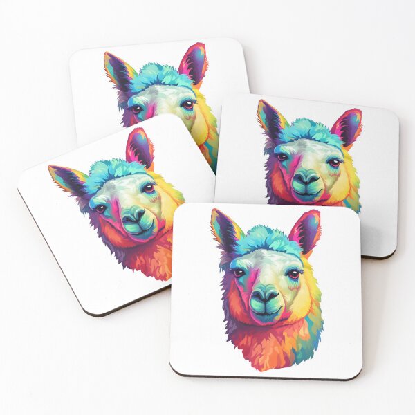 Item preview, Antidepression coolorful llama sticker style designed and sold by SmileshareShop.