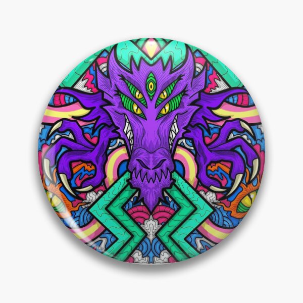 Item preview, Dragon face designed and sold by Aiyinyangart.