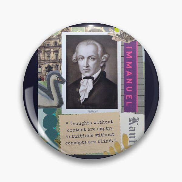 Item preview, Immanuel Kant portrait and quote: Immanuel Kant portrait and quote: Thoughts without content are empty, intuitions without concepts are blind. designed and sold by artbleed.