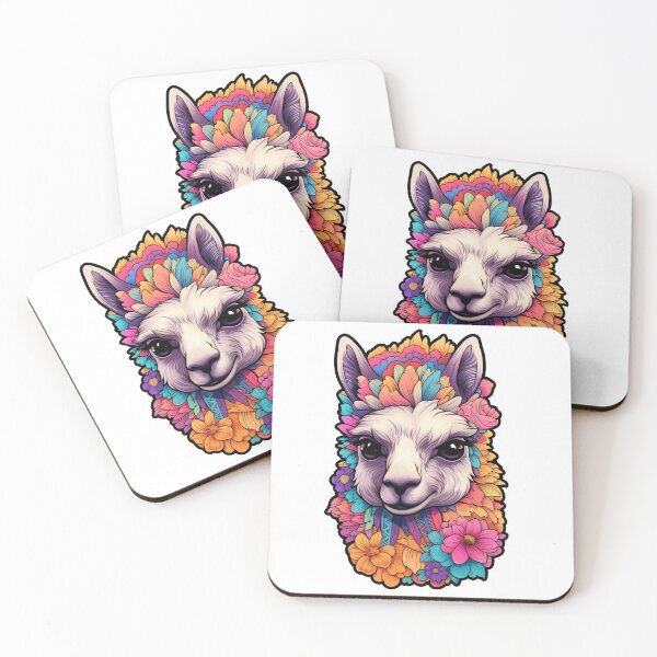 Item preview, Colorful llama sticker style pattern designed and sold by SmileshareShop.