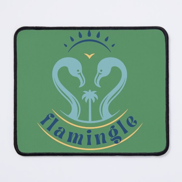 Item preview, Flamingle Paradise - Elegant Flamingo and Palm Design designed and sold by Hill Strom.