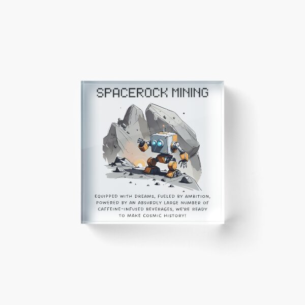 Item preview, Stone-seeking robot on asteroid designed and sold by SpaceRockMining.