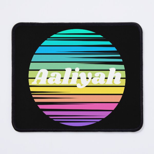 Item preview, Aaliyah | Aaliyah Colorful Name | Sunset Beach | Cool Names | Stripes designed and sold by ShroomMagic.