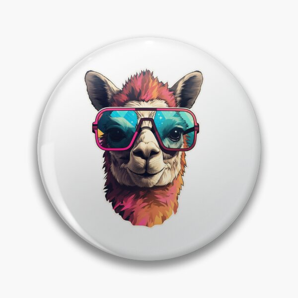 Item preview, Antidepression coolorful llama sticker style designed and sold by SmileshareShop.