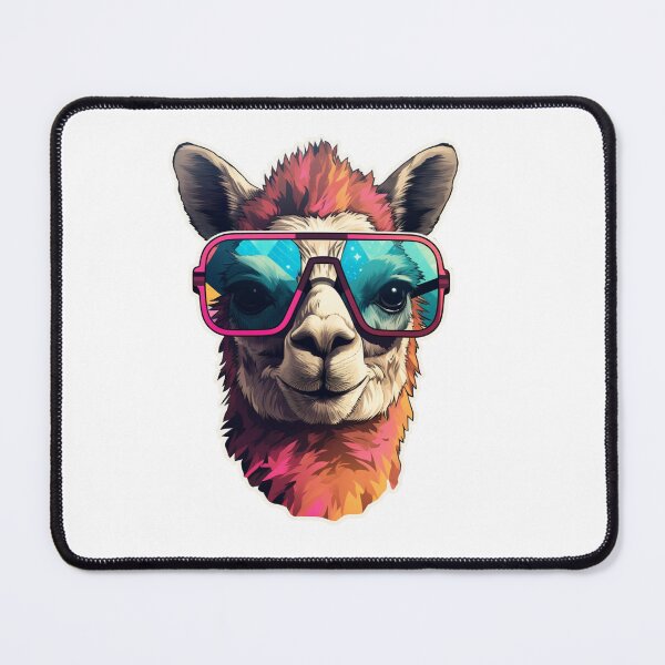 Item preview, Antidepression coolorful llama sticker style designed and sold by SmileshareShop.