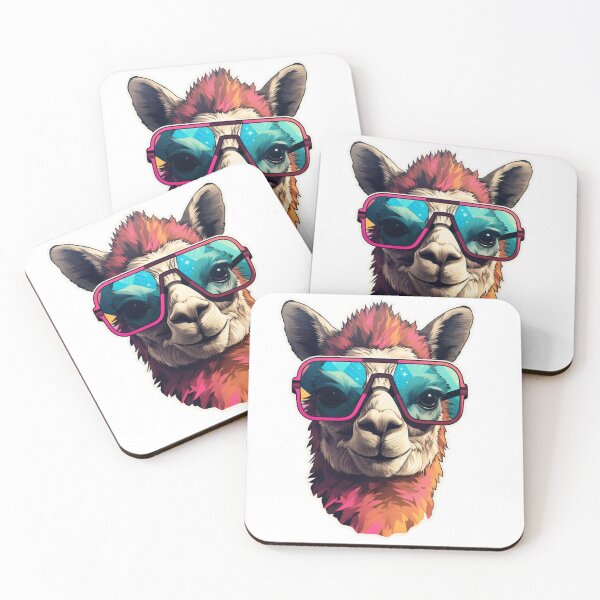Item preview, Antidepression coolorful llama sticker style designed and sold by SmileshareShop.