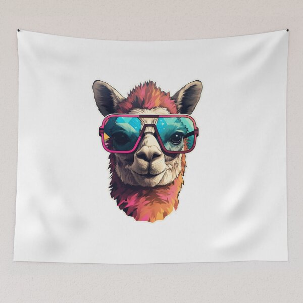 Item preview, Antidepression coolorful llama sticker style designed and sold by SmileshareShop.