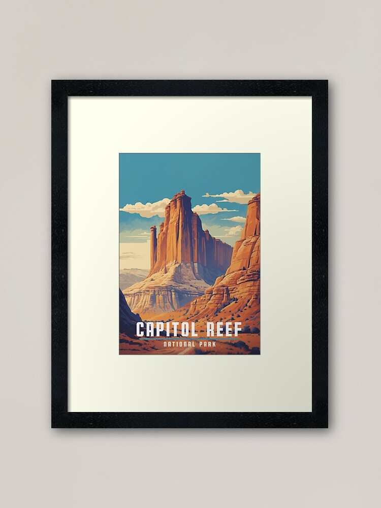 Thumbnail 1 of 7, Framed Art Print, Capitol Reef National Park designed and sold by WanderlustArtsy.