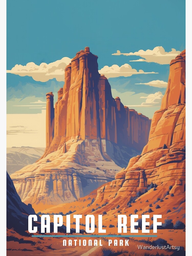 Thumbnail 7 of 7, Framed Art Print, Capitol Reef National Park designed and sold by WanderlustArtsy.