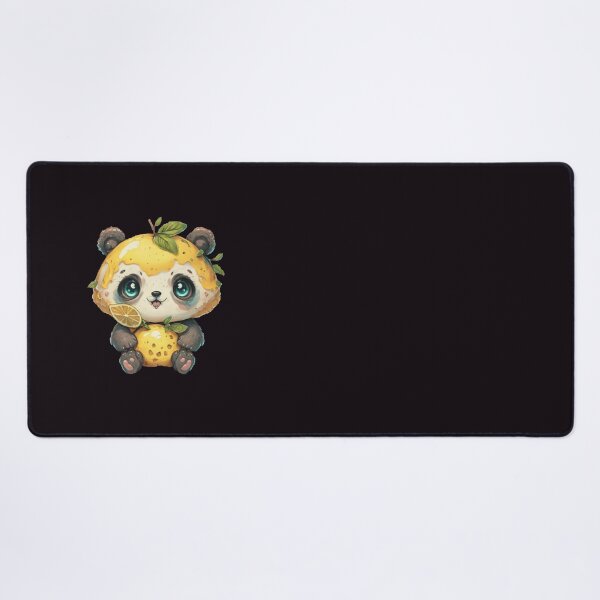 Item preview, lemon panda with green leaves designed and sold by bukajart.