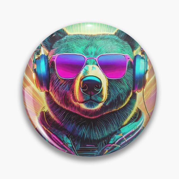 Item preview, 80s Neon Bear designed and sold by NinjaRat.