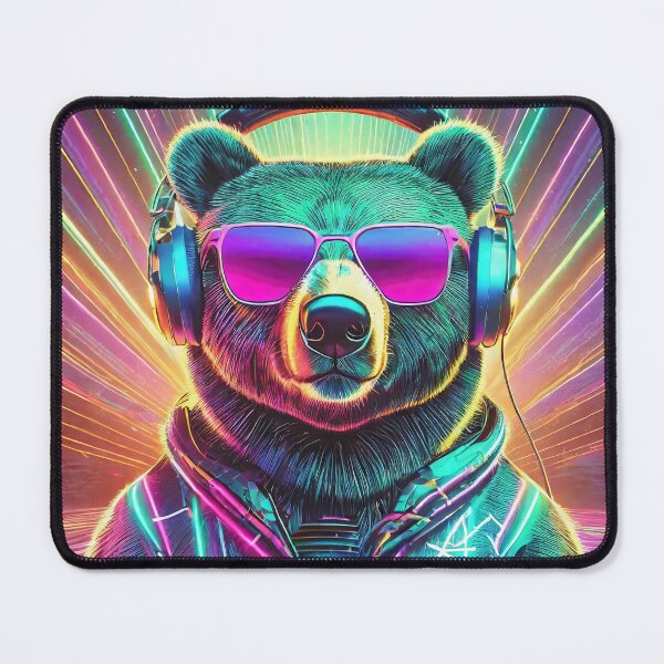 Item preview, 80s Neon Bear designed and sold by NinjaRat.
