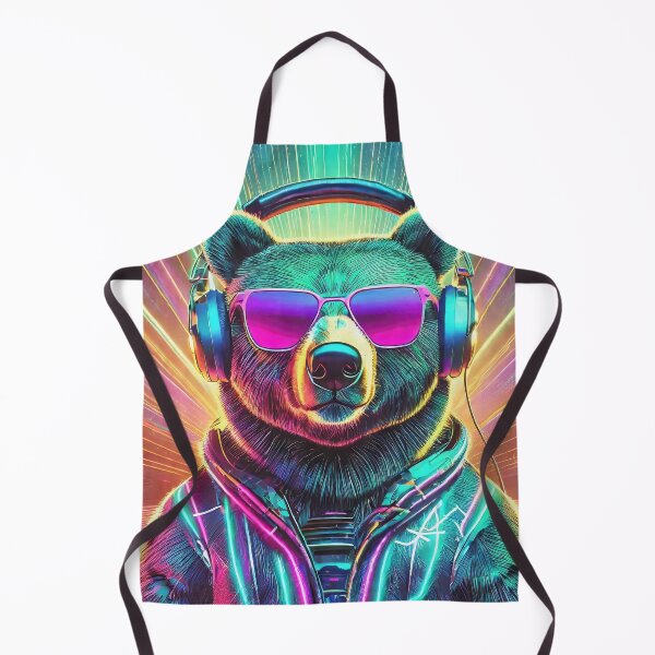 Item preview, 80s Neon Bear designed and sold by NinjaRat.