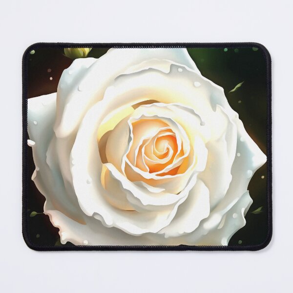 Item preview, White Rose Splash Art Floral Fantasy designed and sold by taiche.