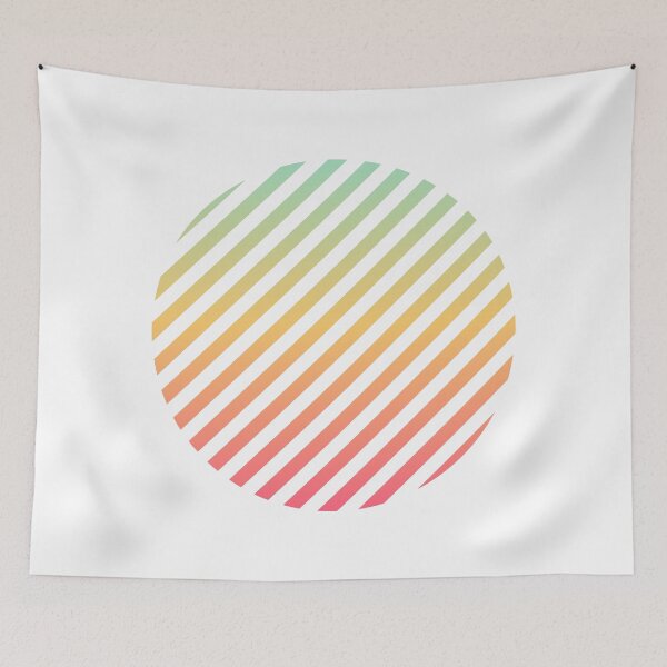Item preview, Circle Striped Tricolor Gradient designed and sold by teacherpeiyuan.