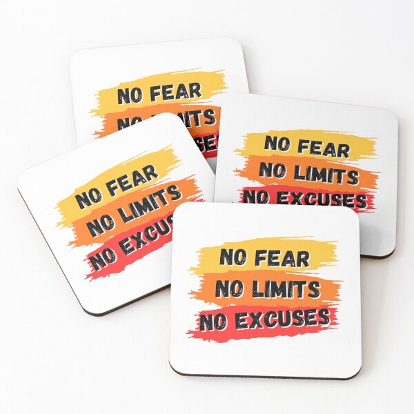 Item preview, No Fear, No Limits, No Excuses designed and sold by iRenza.