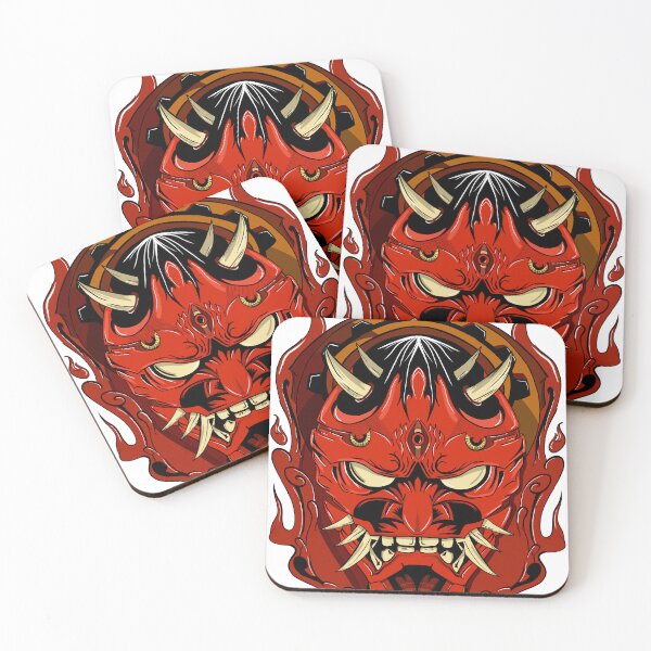 Item preview, Japanese demon Oni designed and sold by ya-go-ne.