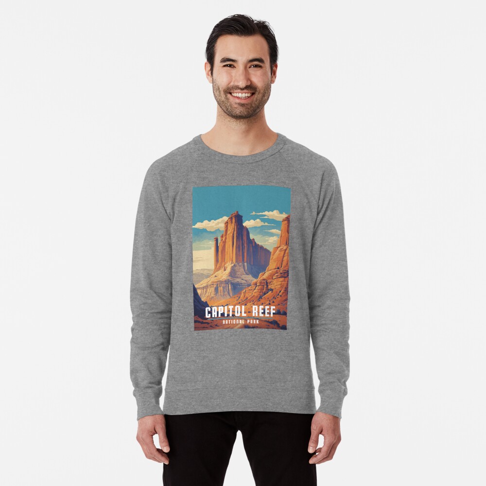 Item preview, Lightweight Sweatshirt designed and sold by WanderlustArtsy.