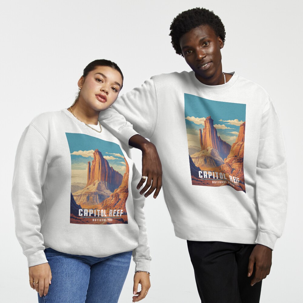 Item preview, Pullover Sweatshirt designed and sold by WanderlustArtsy.