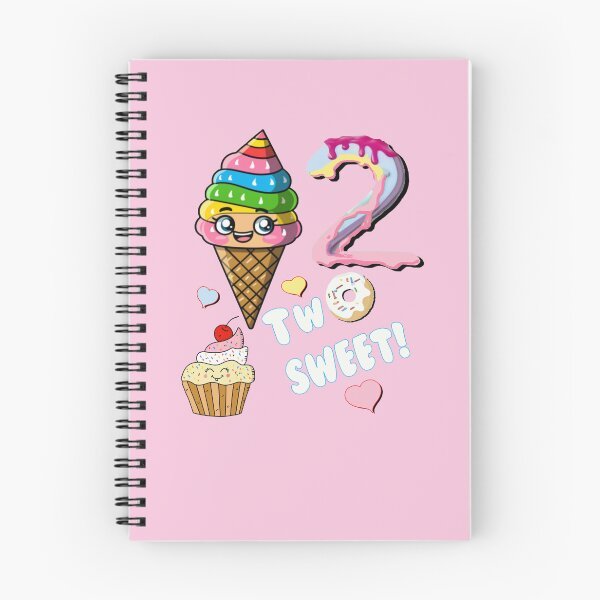 Item preview, Kids Birthday Two Sweet Donuts & Ice Cream Cute 2 Year Old Birthday designed and sold by Cute & Sassy Custom Gifting Boutiques.