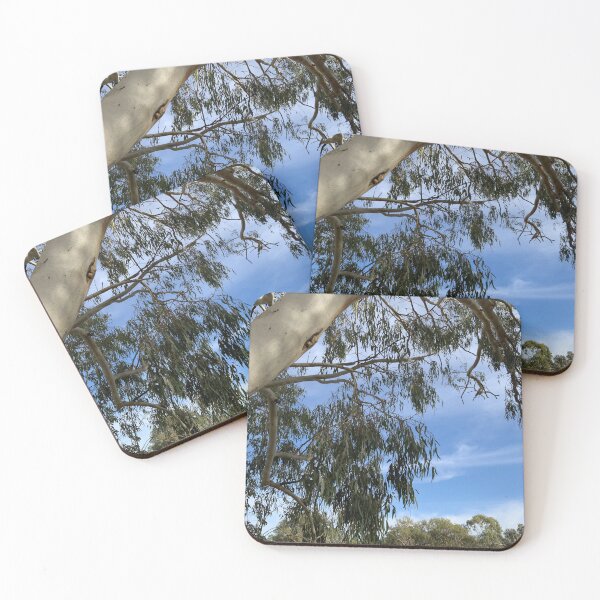 Item preview, Leaves against sky - trees in the outback designed and sold by ComicJo.
