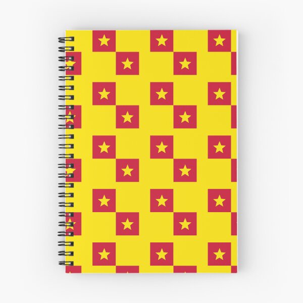 Item preview, Red Yellow Stars Square China Color Chinese Mandarin Language East Asia Peking Pattern designed and sold by PenguinForests.