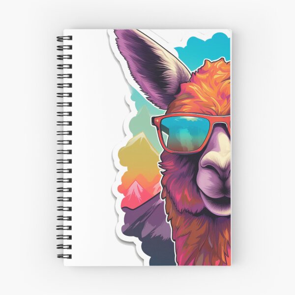 Item preview, Antidepression coolorful llama sticker style designed and sold by SmileshareShop.