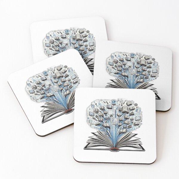 Item preview, From Pages to Pixels - Evolution of Knowledge designed and sold by BlueGoldArt.