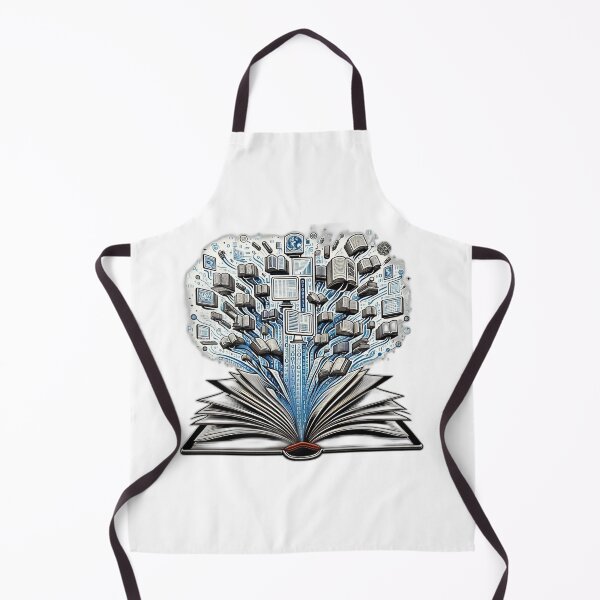 Item preview, From Pages to Pixels - Evolution of Knowledge designed and sold by BlueGoldArt.