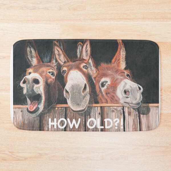 Item preview, How Old? Fun Donkeys designed and sold by IslesArt.