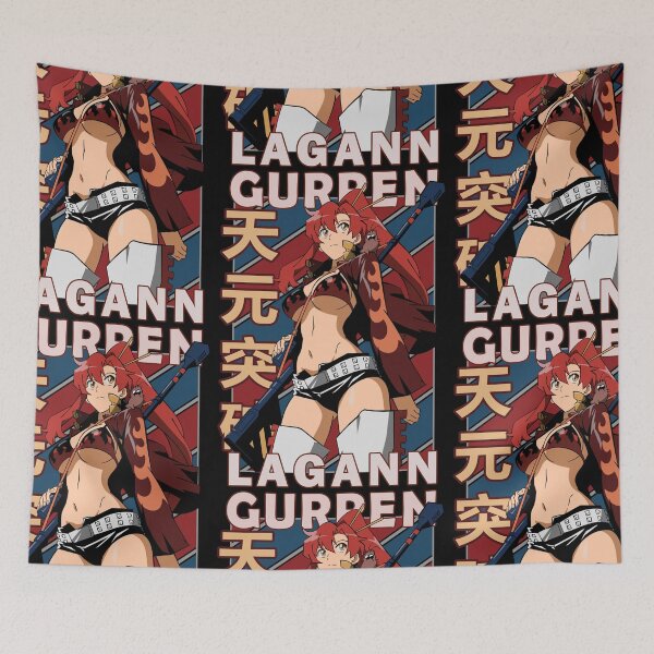 Item preview, Yoko Littner Gurren Lagann Vintage Stripe Design designed and sold by Wafusaurus.