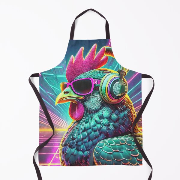 Item preview, 80s Neon Chicken designed and sold by NinjaRat.