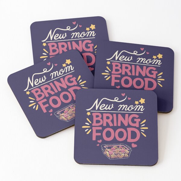 Item preview, New mom, bring food // Maternity, motherhood, sahm, newborn, breastfeeding baby designed and sold by Geekydog.