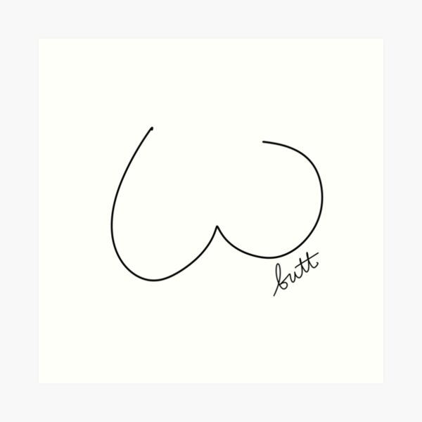 WANGNIU Line Drawing Funny Bathroom Breast Wall Art Canvas Painting Posters  and Prints Boobies Wall Pictures for Living Room 40x50cm frameless :  : Home & Kitchen