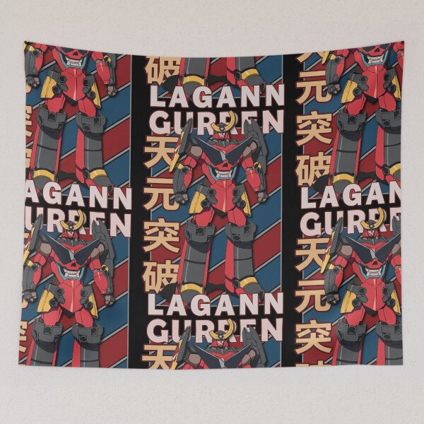 Item preview,  Gurren Lagann Vintage Stripe Design designed and sold by Wafusaurus.