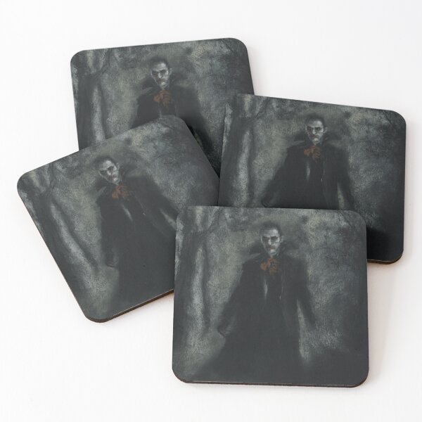 Item preview, Halloween Black Vampire Dracula Creepy Cute Gothic Drawing designed and sold by Dariia Zhyrova.