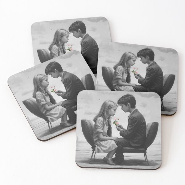 Item preview, First childhood love black and white designed and sold by anderlee.